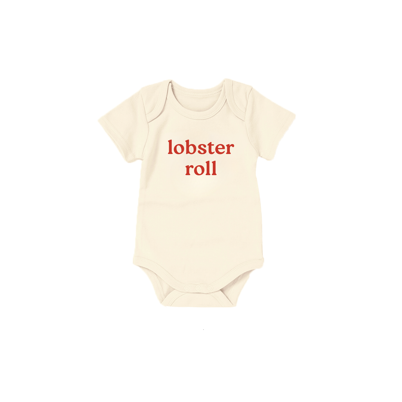 Organic Cotton Lobster Roll Baby Body Suit