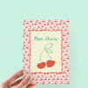 Mon Chéri Cherry Greeting Card