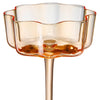 Flower Wave Coupe Cocktail Glass - Bright Colors