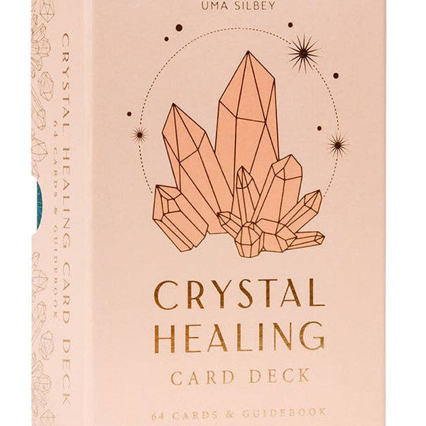 Crystal Healing Card Deck: 64 Cards & Guide Book