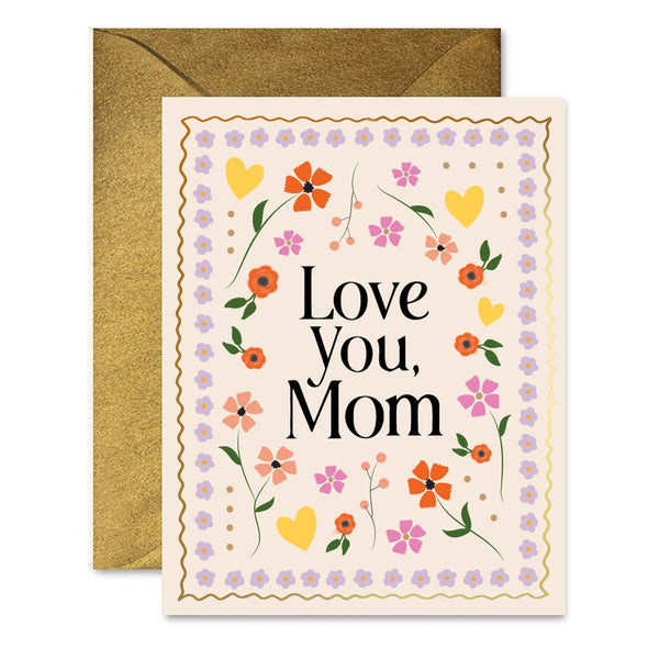 Mosaic Mom Floral Greeting Card