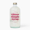 Glitter Simple Syrup, 16 fl oz with Edible Glitter