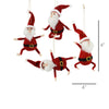 Yoga Santa Ornament - Four style Options