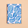 Oyster Letterpress A5 Spiral Notebook