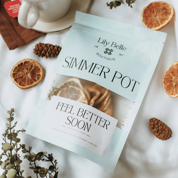 Feel Better Soon Simmer Pot - Orange Peppermint Eucalyptus