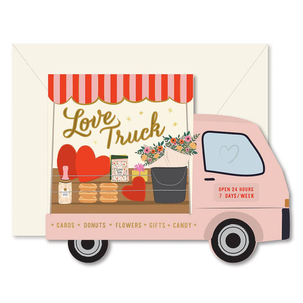 Love Truck Greeting Card