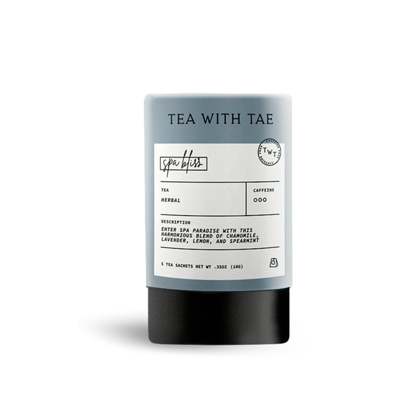 Spa Bliss Herbal Mini Tea Tube - 5 tea bags