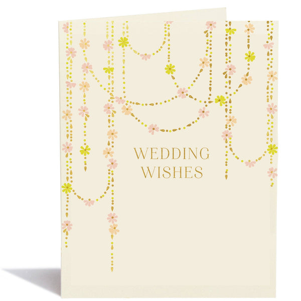 Wedding Floral Garlands Card