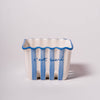 Kinsey Scallop Mini Berry Basket - Blue