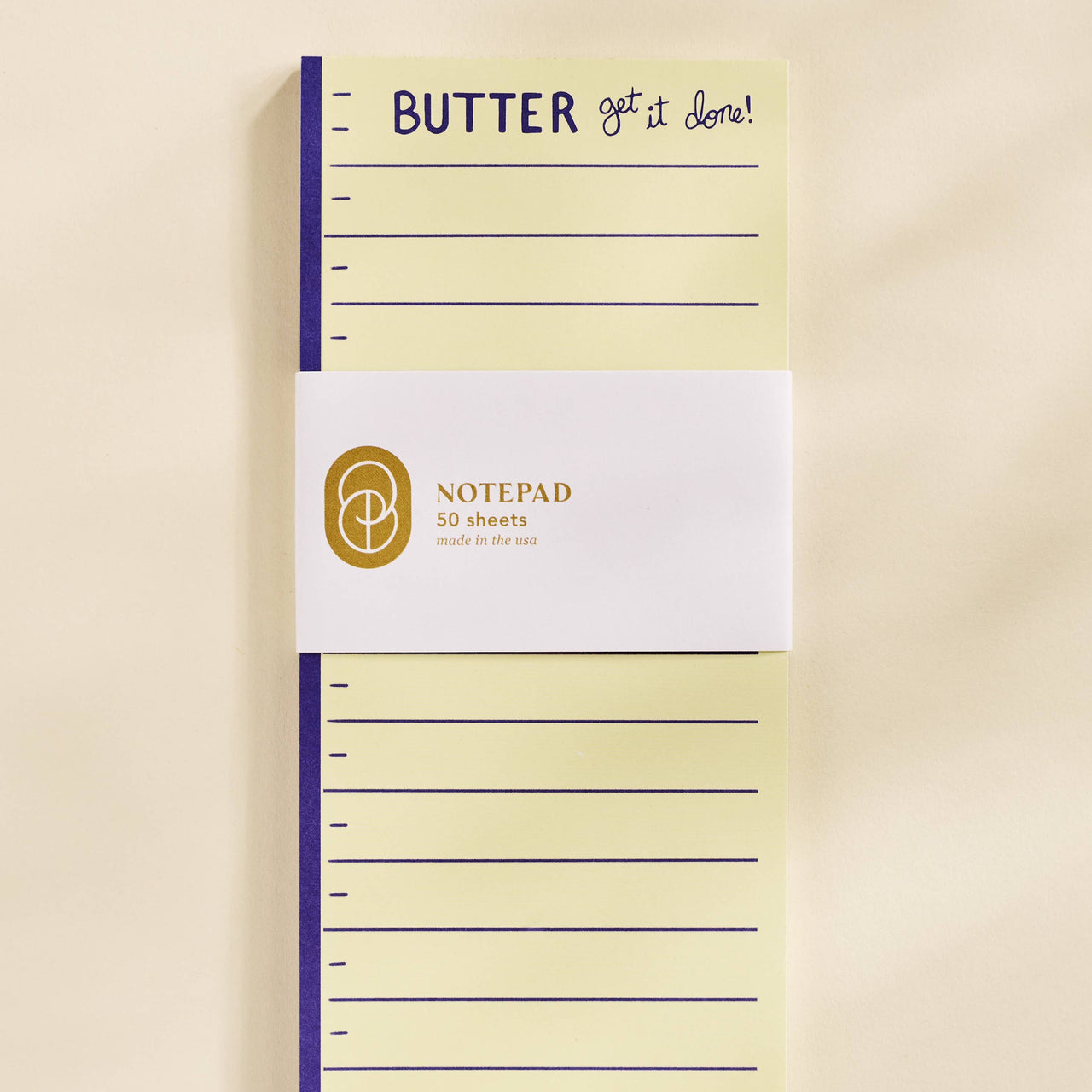 Butter Get It Done Notepad