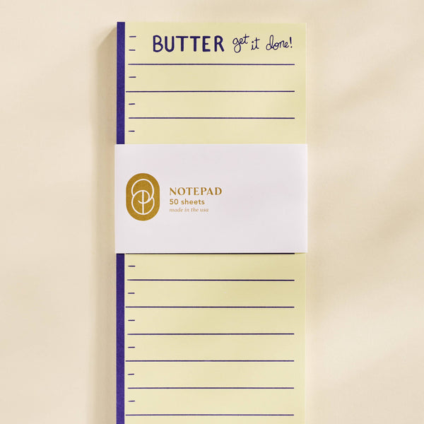 Butter Get It Done Notepad