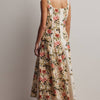 Floral Panel Midi Dress