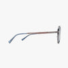 Lex Denim Polarized Navigator Metal Sunglasses