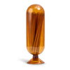 Matches in Glass Bottle Cloche Large - Amber