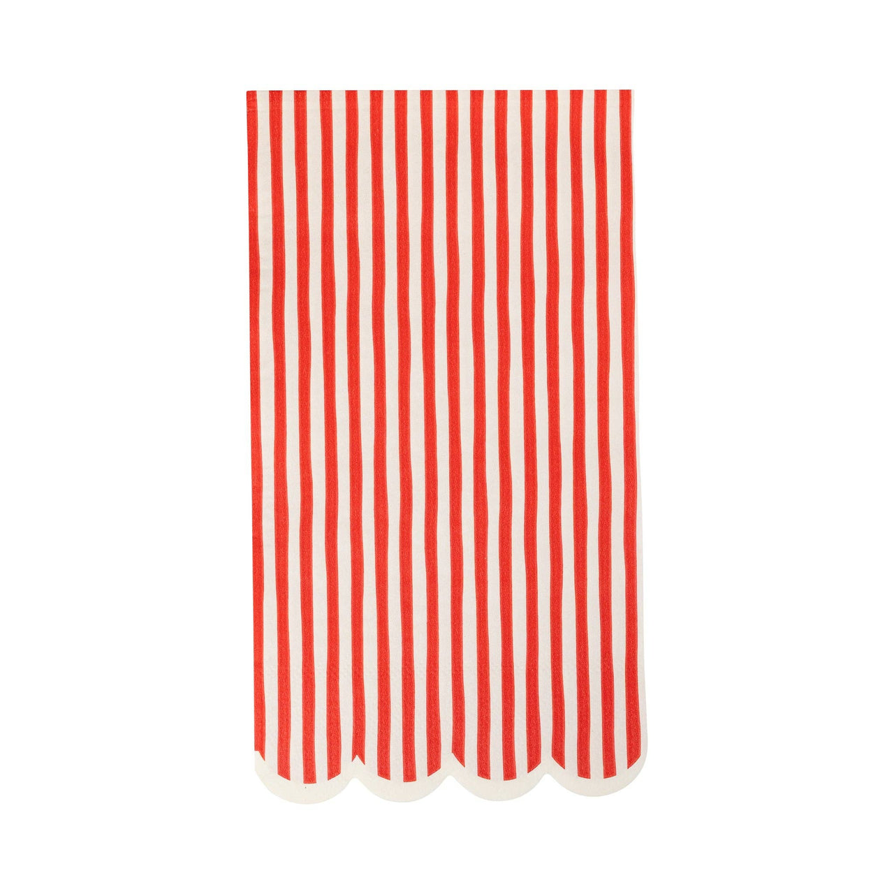 Red Striped Paper Dinner Napkin