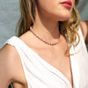 Zia Pink Opal Stone Candy Necklace