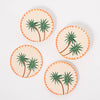 Palm Trees Coasters - Set of Four