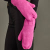 Pink Knit Mittens