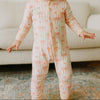 2-way zip baby sleeper - Bow Stripe