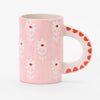 Ceramic Coffee Mug - Pink Floral
