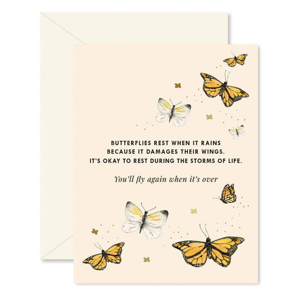Butterfly Wings Greeting Card