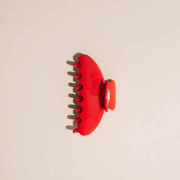 Medium Hair Claw Clip - Red
