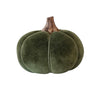 Cotton Blend Bouclé/Velvet Pumpkin w/ Wood Stem