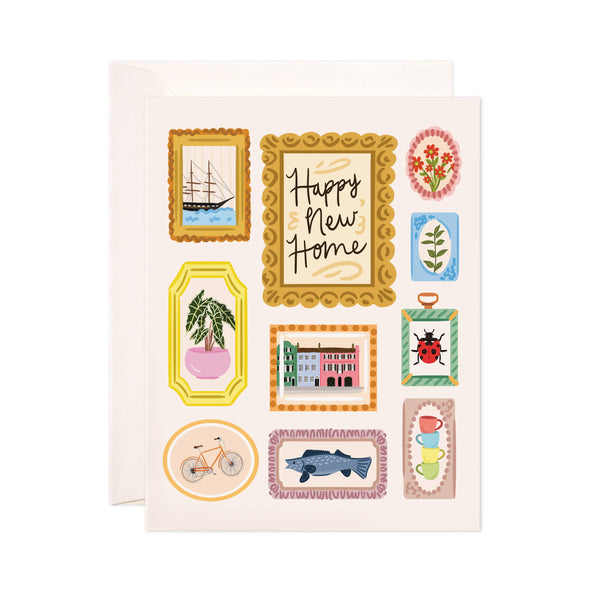 New Home Frames Greeting Card
