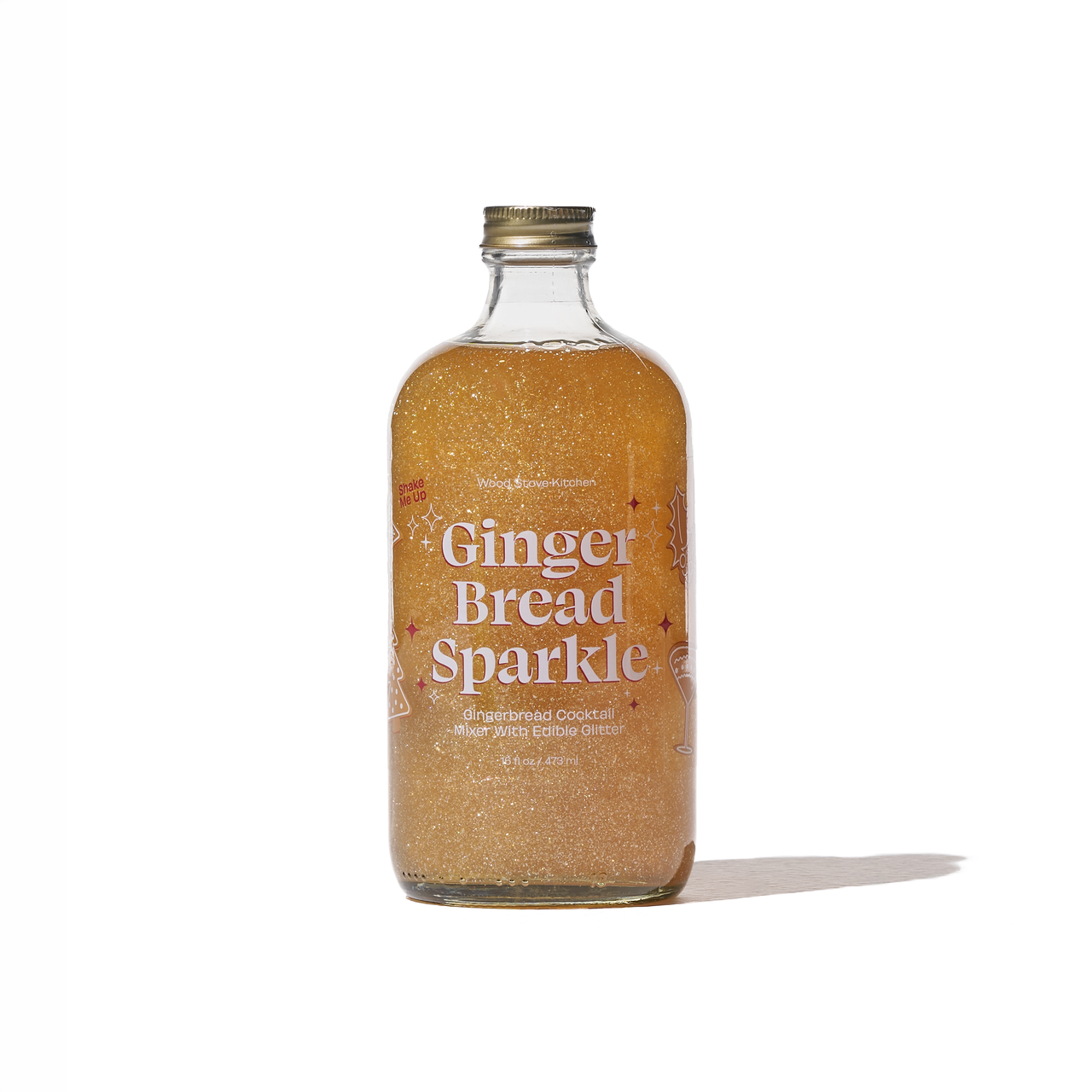 Gingerbread Sparkle Cocktail & Mocktail Mixer, 16 fl oz