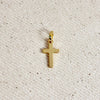 Mini Polished Cross Charm