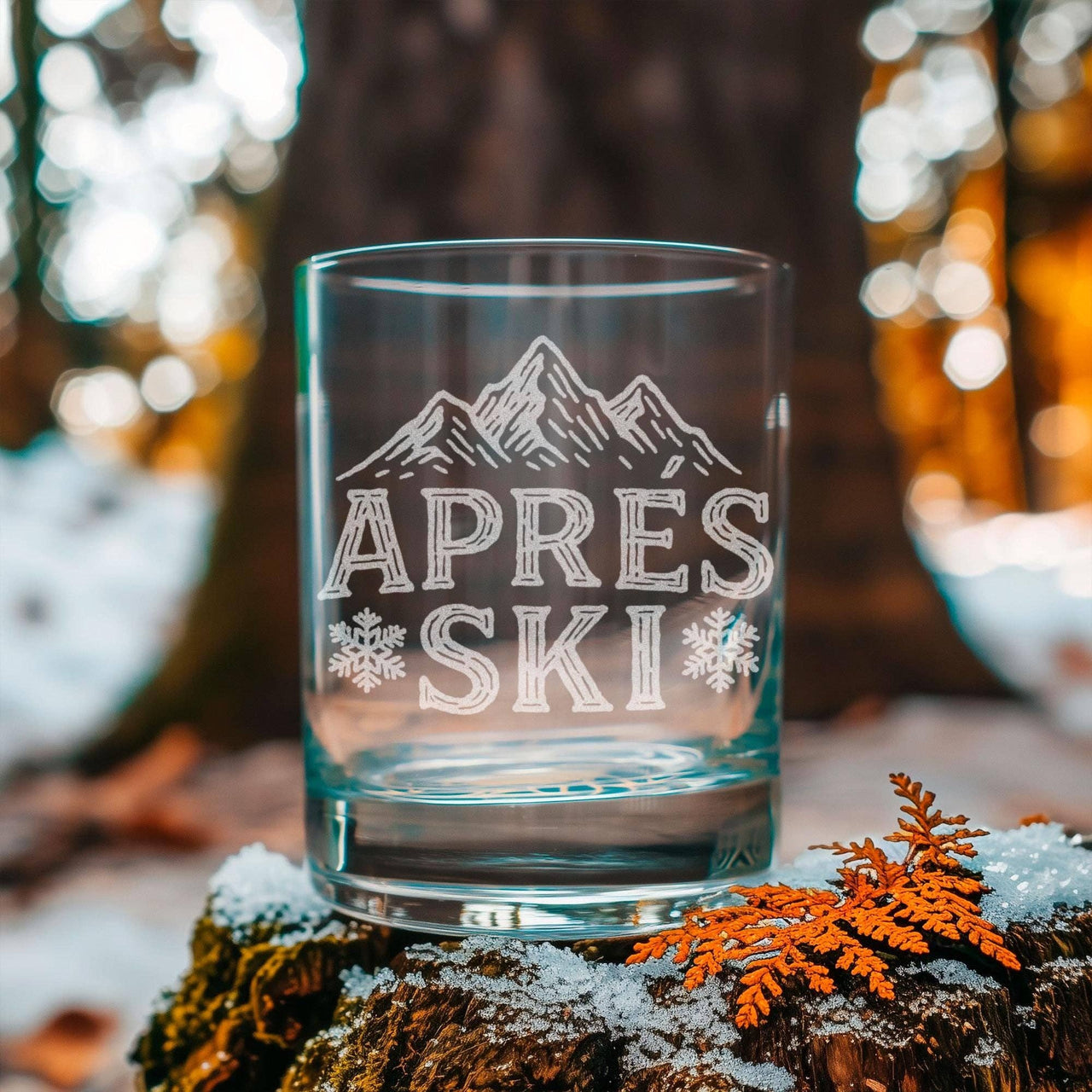 Après Ski Old Fashioned Glass