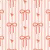 2-way zip baby sleeper - Bow Stripe