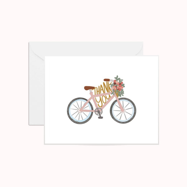 Thank You Bike Card