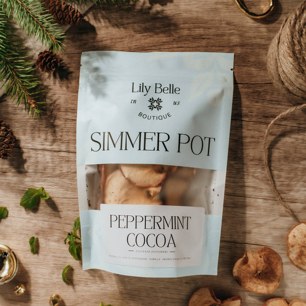 Peppermint Cocoa Simmer Pot  - Apple Vanilla Peppermint