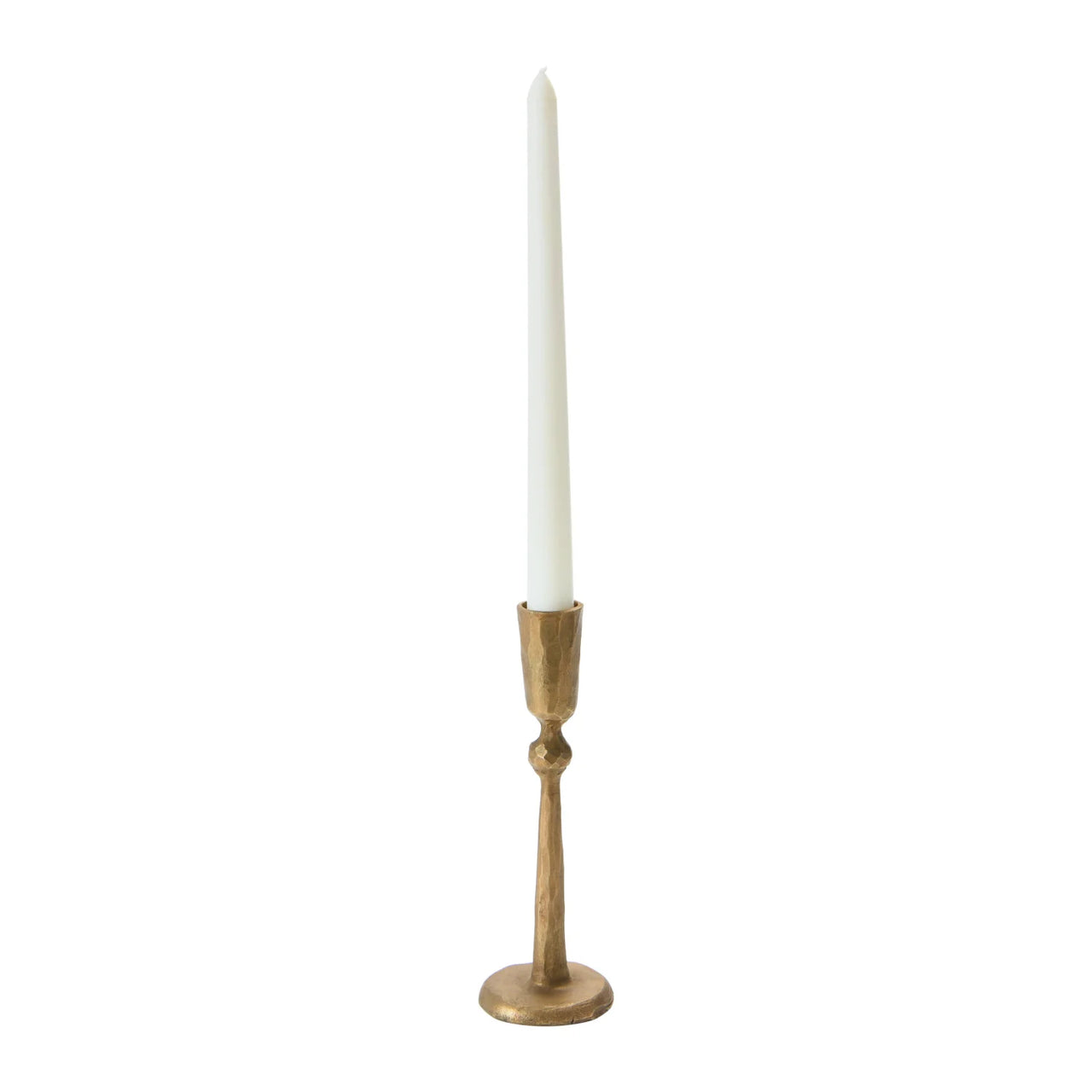 Hand-Forged Metal Taper Holder 7" - Antique Finish