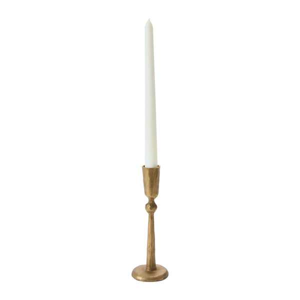 Hand-Forged Metal Taper Holder 7" - Antique Finish