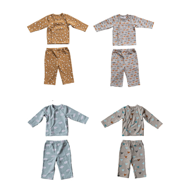 Long Sleeve Baby Kimono Top & Pants