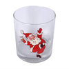 Santa No Text Rocks Glass
