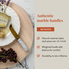 White Marble Cheese Knives