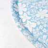 Blue Florals Bent Birch/Melamine Round Serving Tray