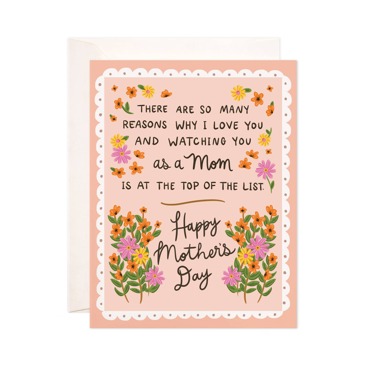 Watching You As A Mom Greeting Card