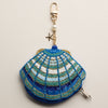 Beaded Shell Bag Charm Keychain