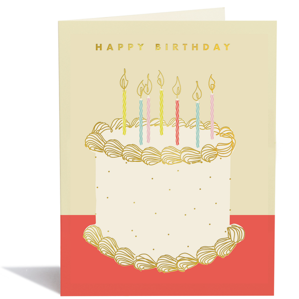 Frosted Cake Birthday Card