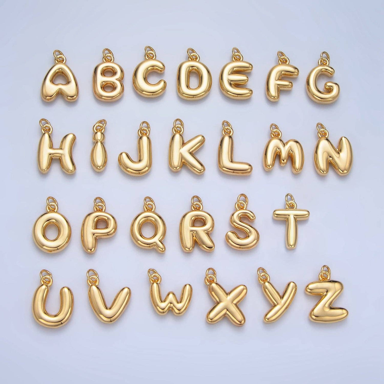 Chubby Balloon Letter Charm
