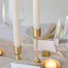 Gold Solid Brass Candlestick Holder