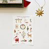 Santa's workshop sticker sheets