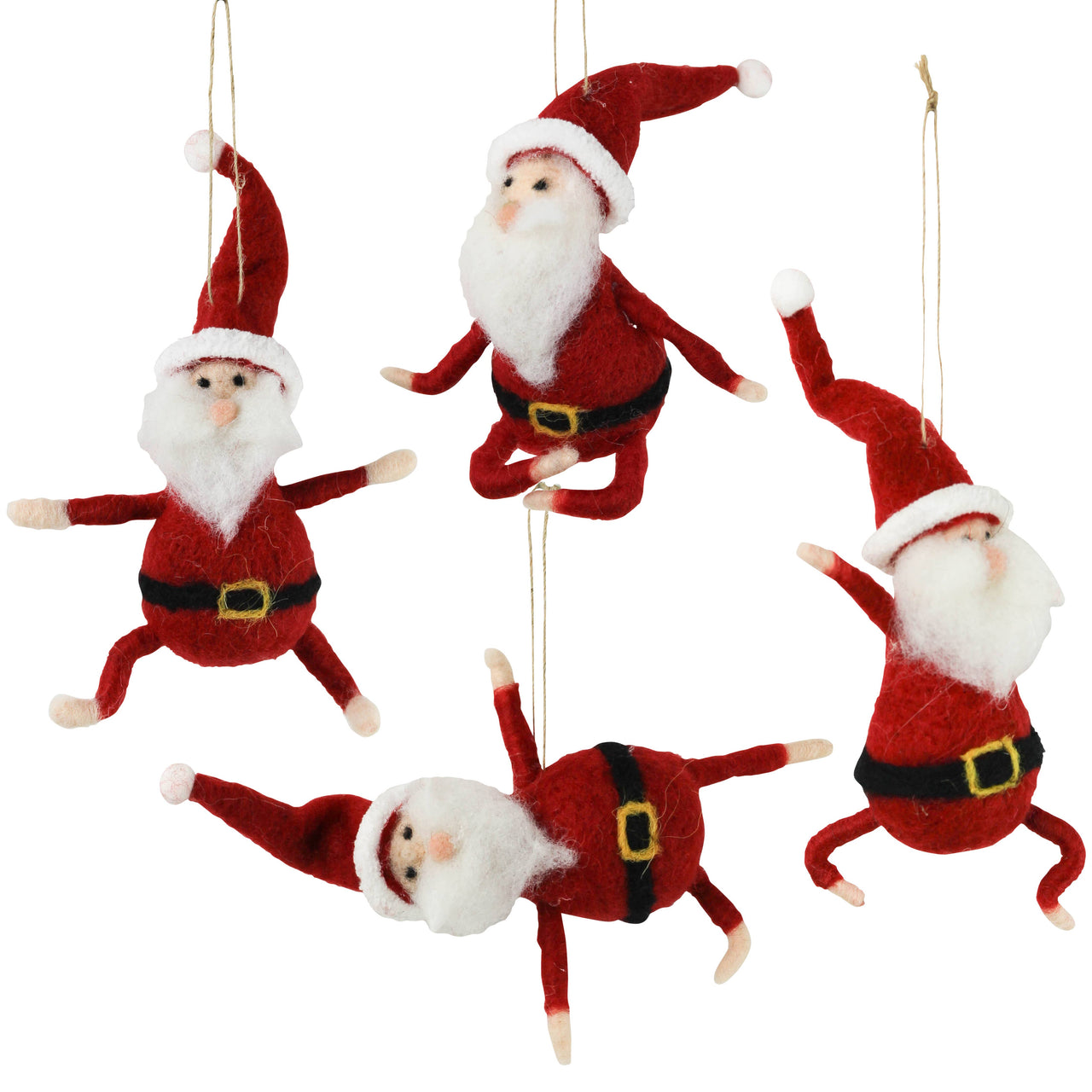 Yoga Santa Ornament - Four style Options