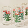 Evergreen Cheer Christmas Tree Can Glass