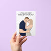 Love Story Engagement Card