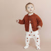 Classic Baby Cardigan - Cinnamon